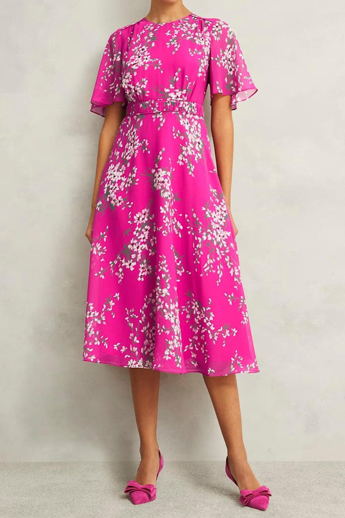 Chiffon Floral Dress