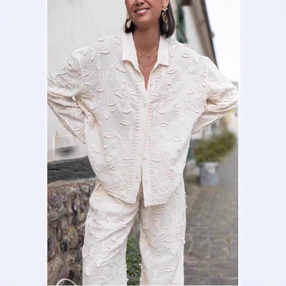 Three-dimensional Embroidered Blouse