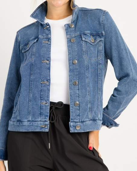 Soft Stretch Denim Jacket