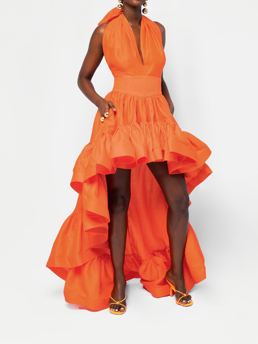 V-neck Dress