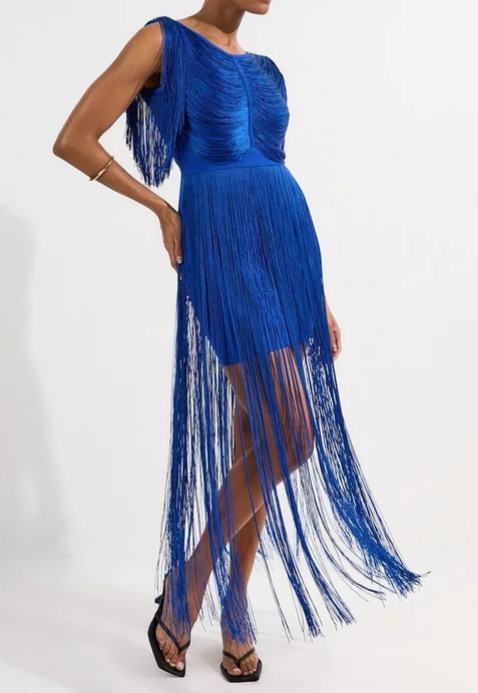 Chill Fringe Occasion Dress