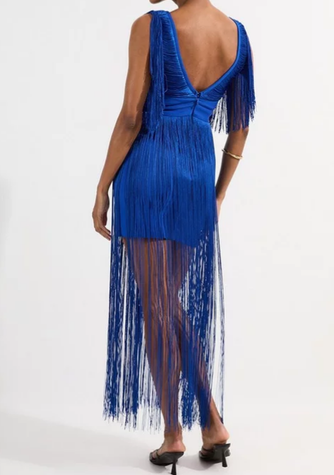 Chill Fringe Occasion Dress
