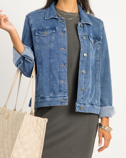 Soft Stretch Denim Jacket