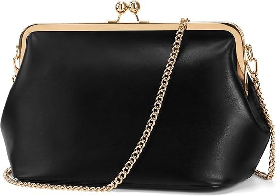 Women's Kiss Lock Crossbody Bag