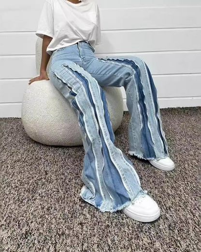 Zipper Design Jeans