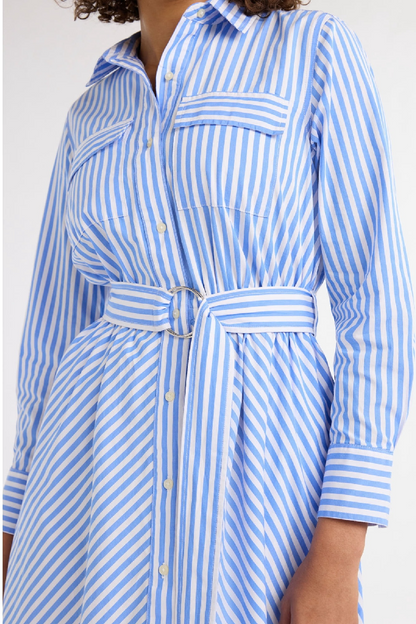 Women's Belted Midi Shirtdress