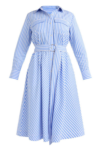 Women's Belted Midi Shirtdress