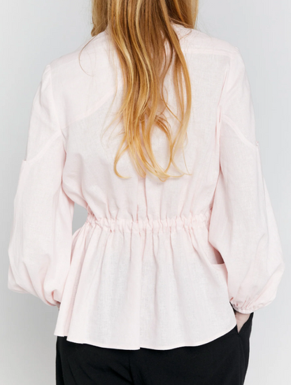 Breezy Loose Blouse With Pockets