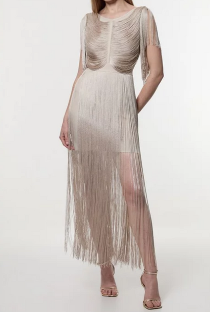 Chill Fringe Occasion Dress