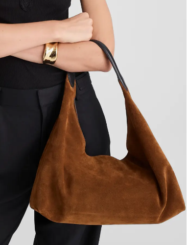 Chic Suede Shoulder Bag