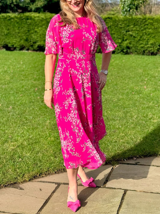 Chiffon Floral Dress