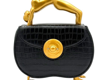 Free Woman - Metal Jewelry Buckle Handbag