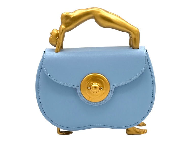 Free Woman - Metal Jewelry Buckle Handbag