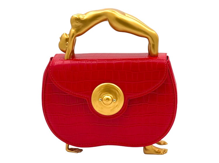 Free Woman - Metal Jewelry Buckle Handbag