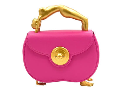 Free Woman - Metal Jewelry Buckle Handbag