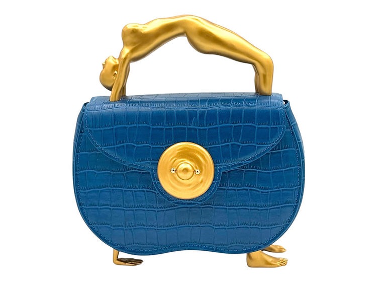 Free Woman - Metal Jewelry Buckle Handbag