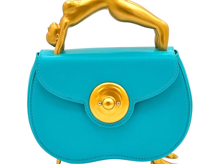 Free Woman - Metal Jewelry Buckle Handbag