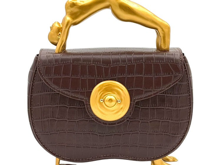 Free Woman - Metal Jewelry Buckle Handbag