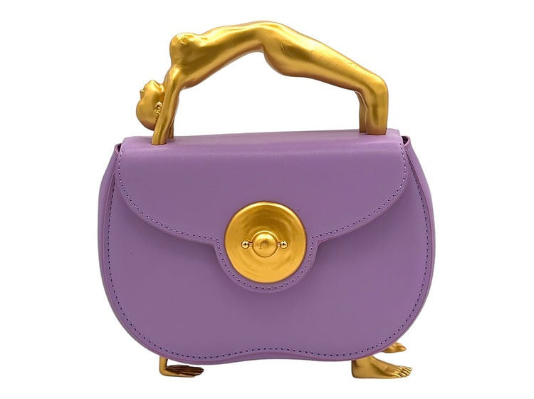 Free Woman - Metal Jewelry Buckle Handbag