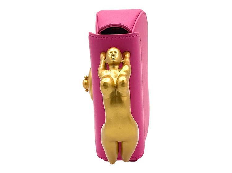 Free Woman - Metal Jewelry Buckle Handbag