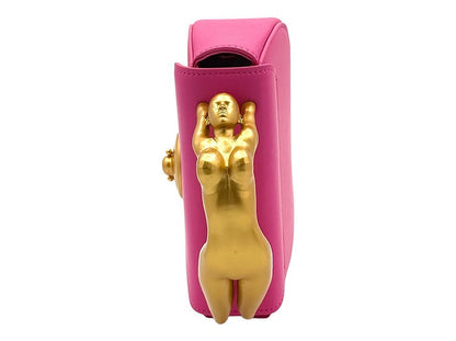 Free Woman - Metal Jewelry Buckle Handbag