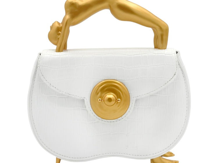 Free Woman - Metal Jewelry Buckle Handbag