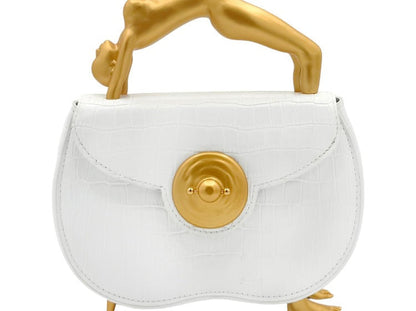 Free Woman - Metal Jewelry Buckle Handbag