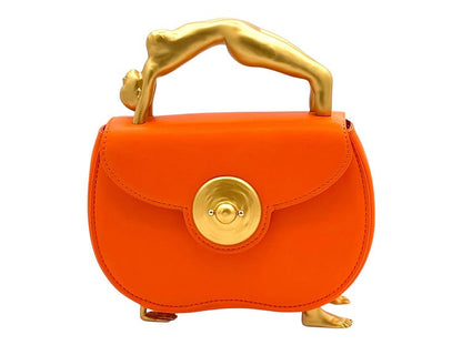 Free Woman - Metal Jewelry Buckle Handbag