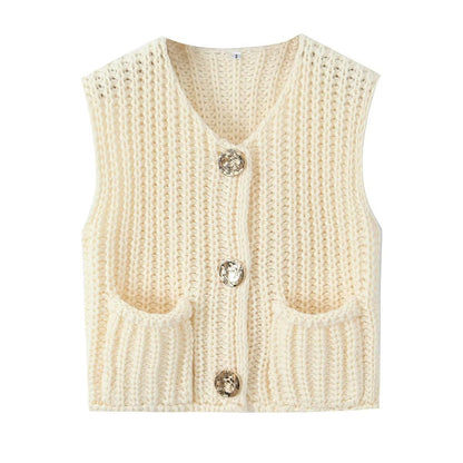 Chic Button Knit Cardigan