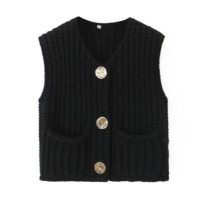 Chic Button Knit Cardigan