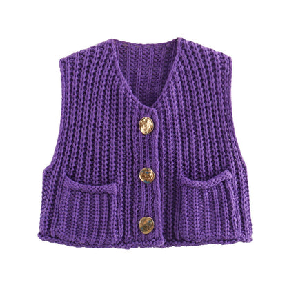 Chic Button Knit Cardigan