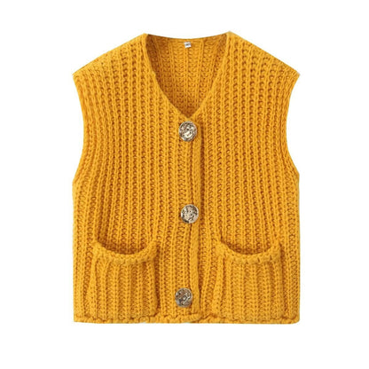 Chic Button Knit Cardigan