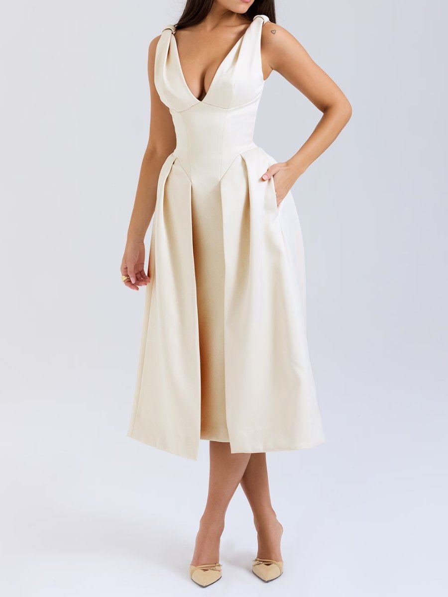 Demure A-line Maxi Dress