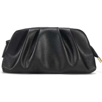 Soft Pleated PU Evening Clutch