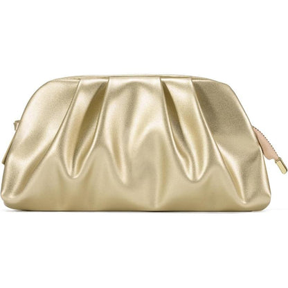 Soft Pleated PU Evening Clutch