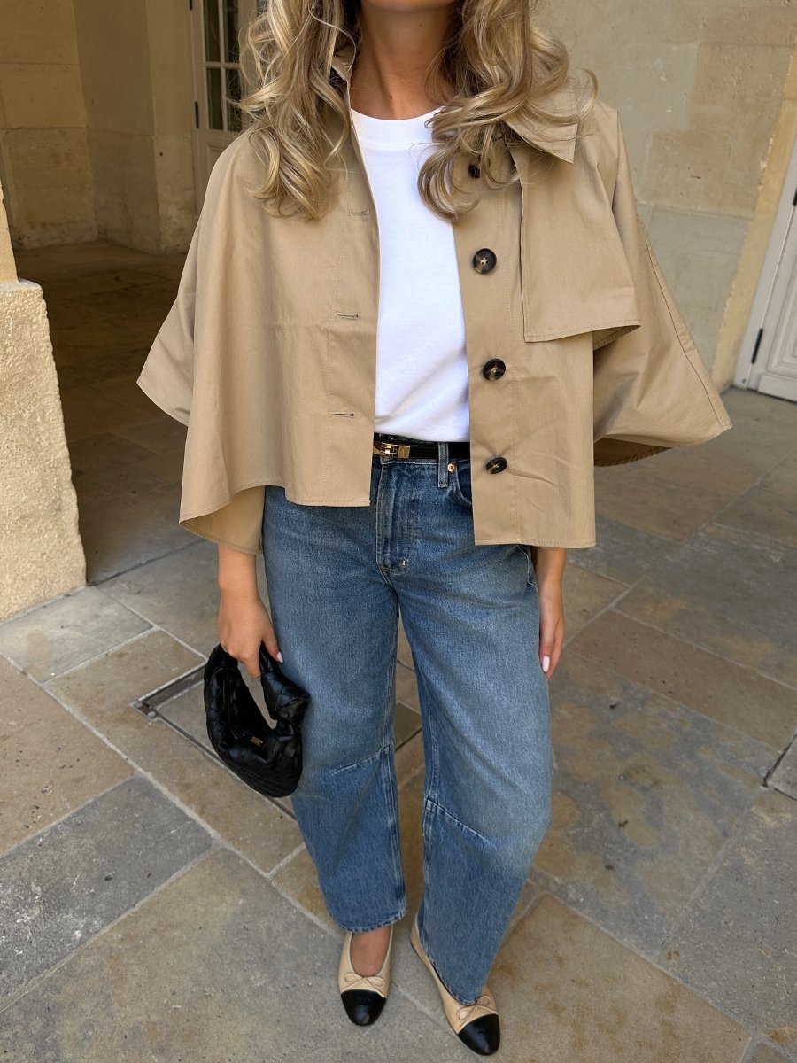 The Fall Casual Short Trench Jacket