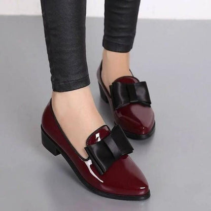 Casual Patent Shiny Leather Pumps