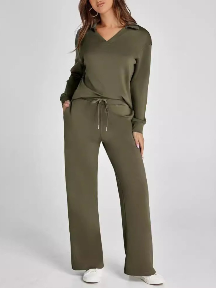 Casual Long Sleeve Sweatsuits Sets